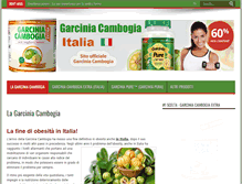 Tablet Screenshot of garciniaitalia.com